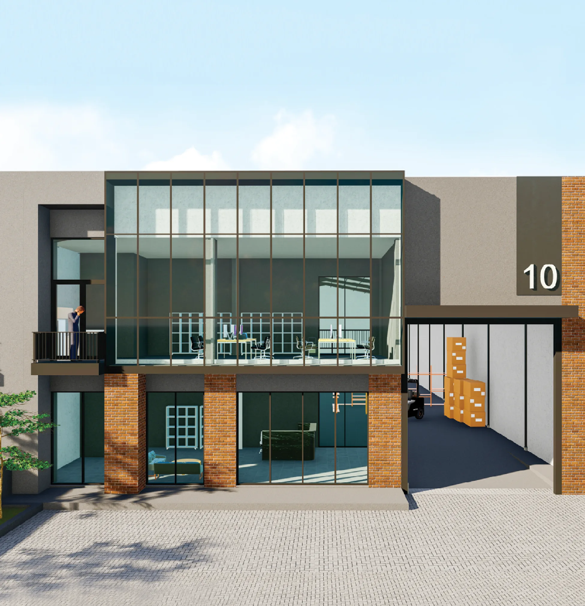 Block F industrial property