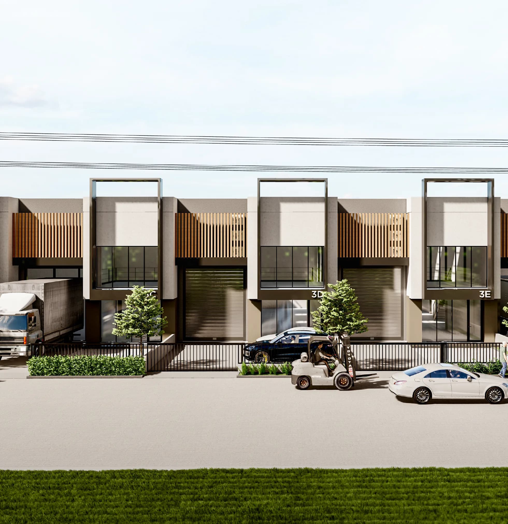10m x 43m industrial property