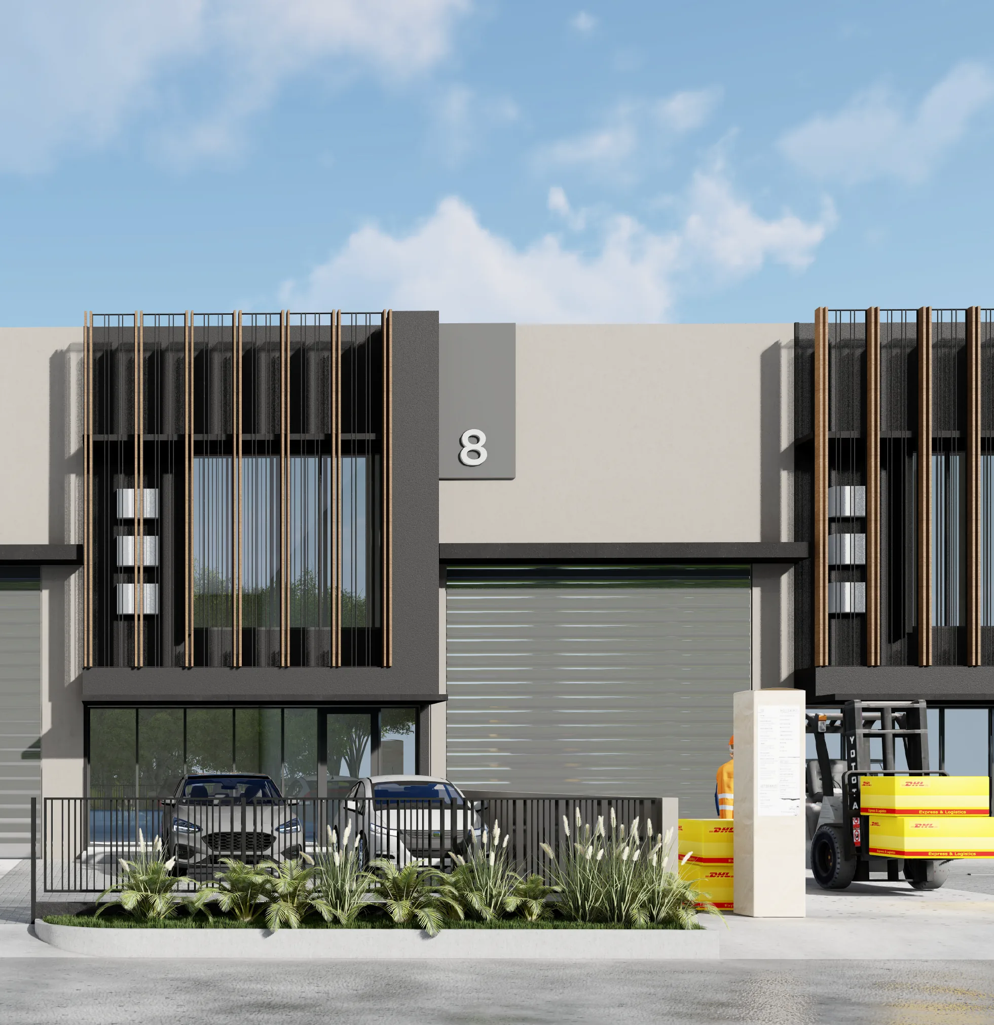 12m x 43m industrial property