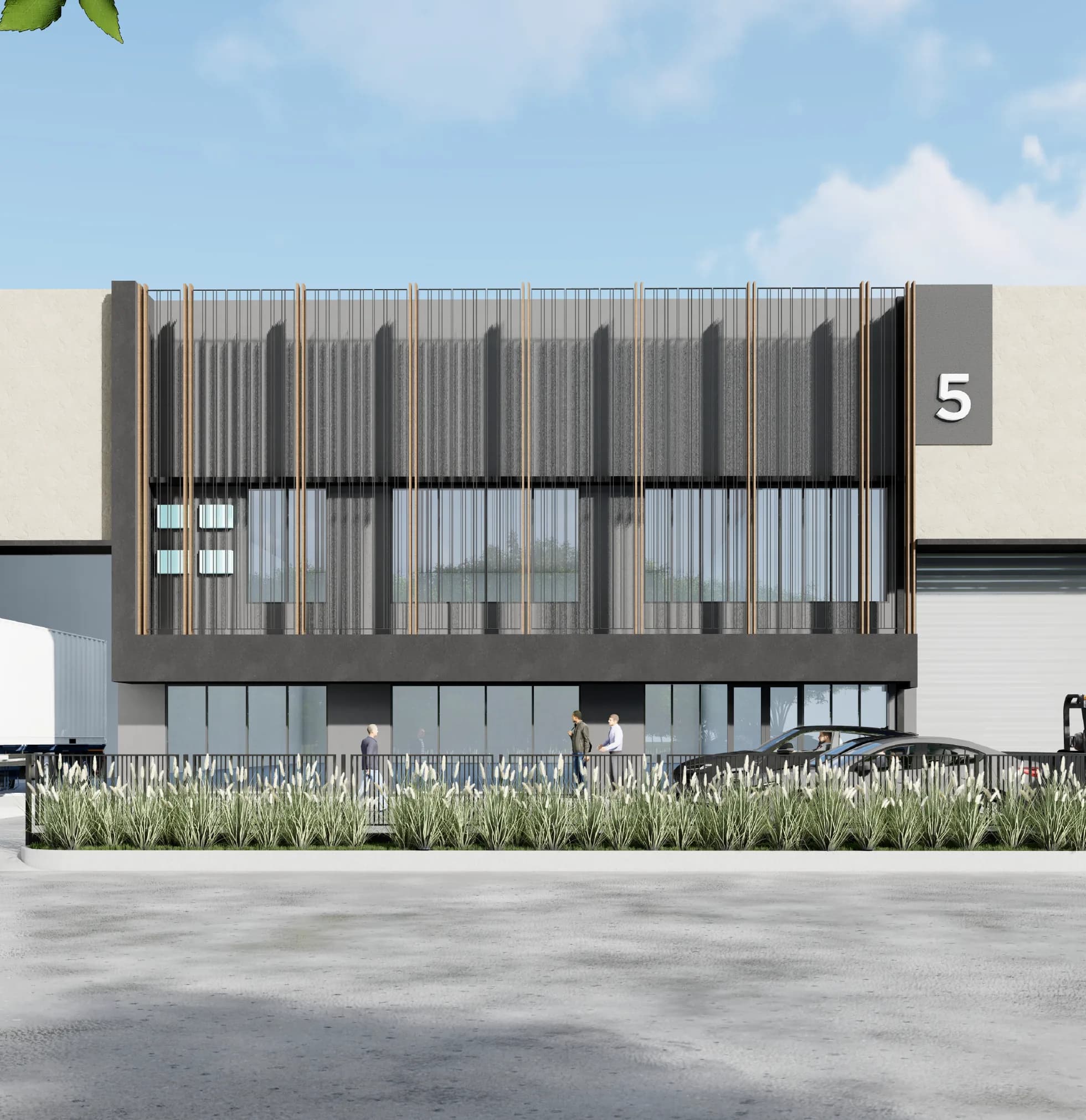 23m x 96m industrial property